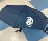 Foldable Umbrella - Navy with White Spartan Head