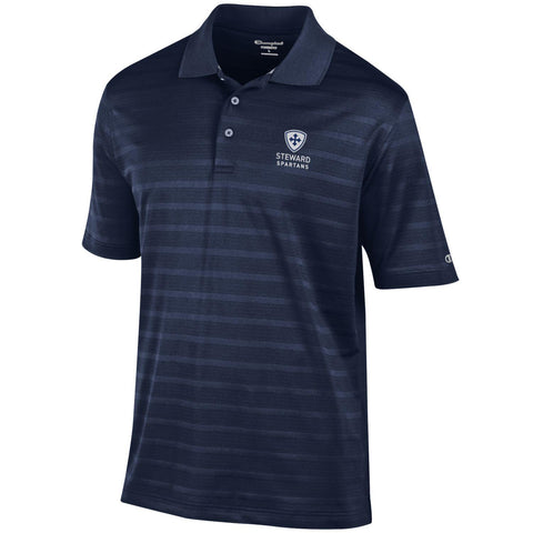 Textured Polo by Champion in Navy (Adult)